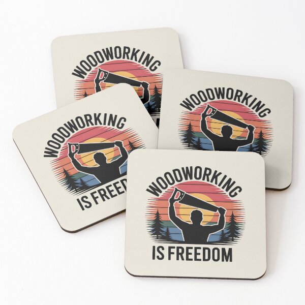 Item preview, Woodworking is Freedom designed and sold by Jollys-ArtShop.