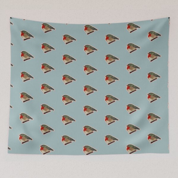 Item preview, English Robin on Branch  designed and sold by oh-bi-me.