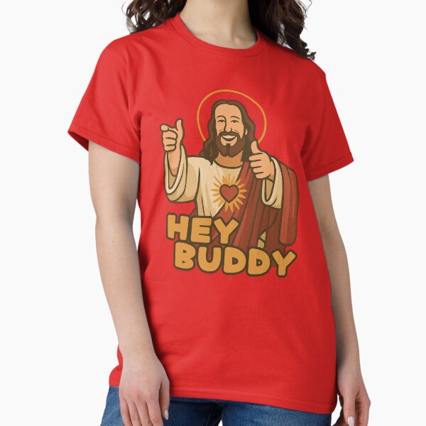 Vista previa del artículo con la obra «Amigo Cristo», diseñado y vendido por UNK-Fatigues.