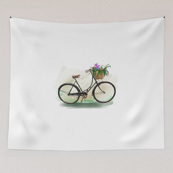 Item preview, Bicycle retro with flowers designed and sold by sibosssr.