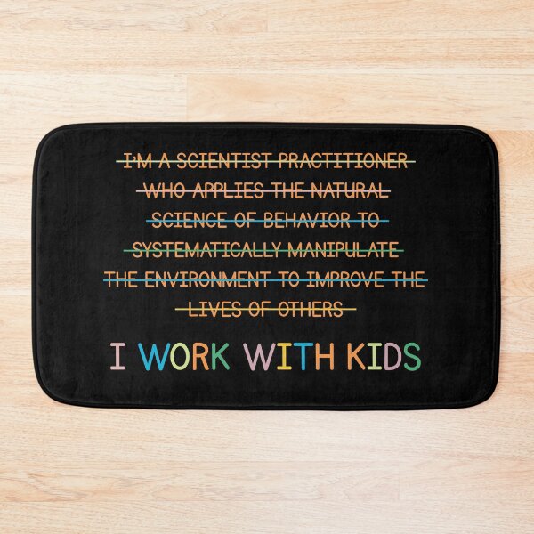 Item preview, I Work With Kids  designed and sold by Alberto Dominguez.