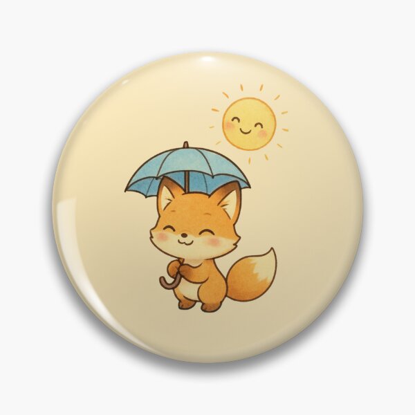 Item preview, Cute Sunny Fox  designed and sold by Sweet Chibi Dreams.