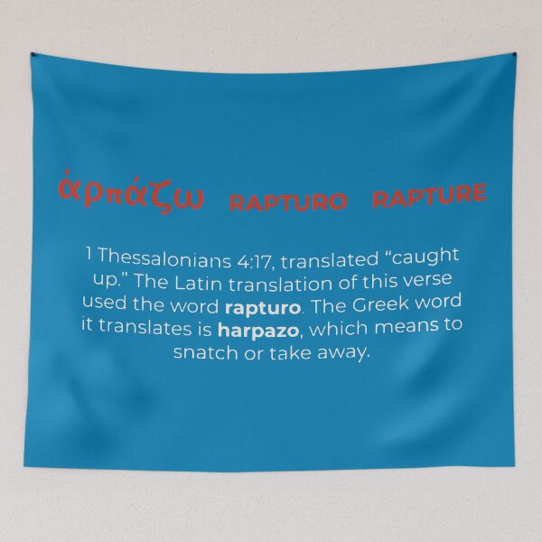 Item preview, Rapture Rapturo Harpazo In The Bible 1 Thessalonians 4 17 designed and sold by teenugs.