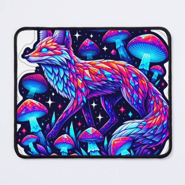 Item preview, Crystal Fox – A fox with a cosmic, crystalline designed and sold by Highpinch.
