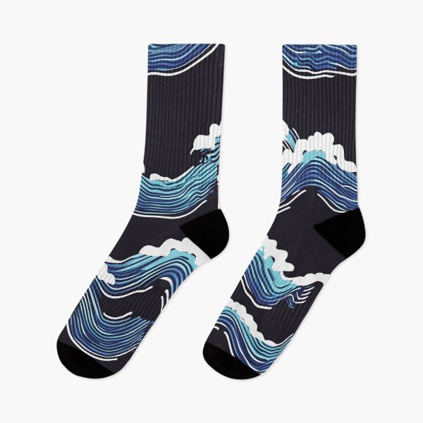 Item preview, wave blue tone pattern type 2 designed and sold by Raiserdesign33.