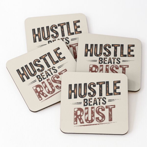 Item preview, Hustle Beats Rust designed and sold by Jollys-ArtShop.