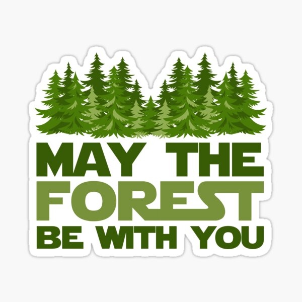 Item preview, May the forest be with you - Alt Us national park protect our parks bear resist  designed and sold by SkeletonsDanger.