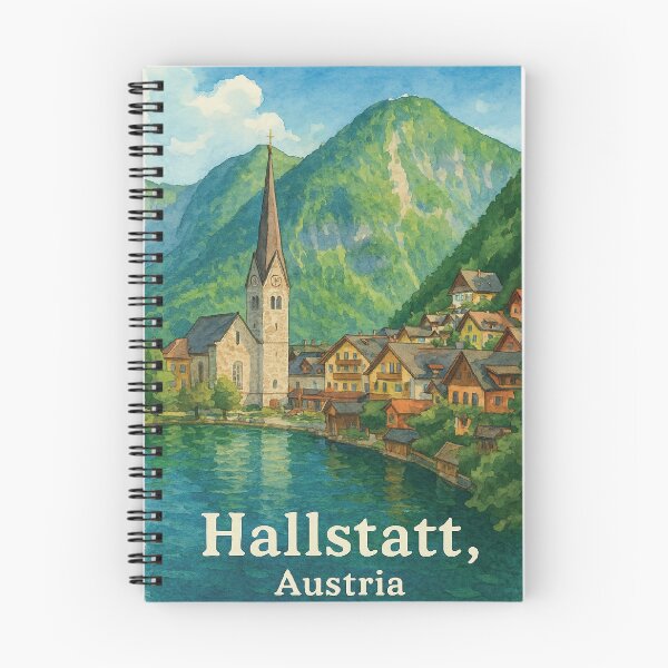 Item preview, Hallstatt Village by the Lake in Austria designed and sold by Era-of-Traveler.