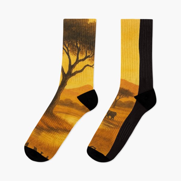 Item preview, Mana Pools Elephants Zambezi Sunset Zimbabwe designed and sold by Aryabek.