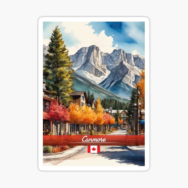 Item preview, Canmore Canada Travel  designed and sold by Thistle-TShop.