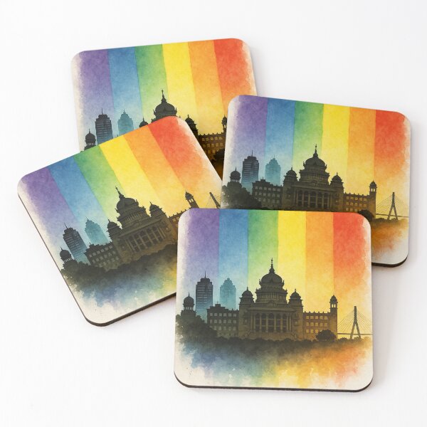 Item preview, Bengaluru Vidhana Soudha Skyline Rainbow India designed and sold by Places On Earth.