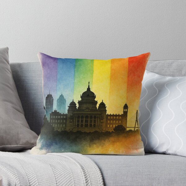 Item preview, Bengaluru Vidhana Soudha Skyline Rainbow India designed and sold by Places On Earth.