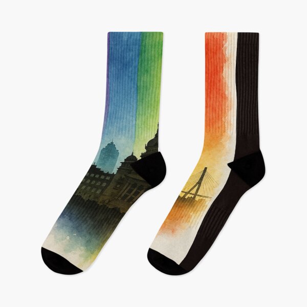 Item preview, Bengaluru Vidhana Soudha Skyline Rainbow India designed and sold by Places On Earth.