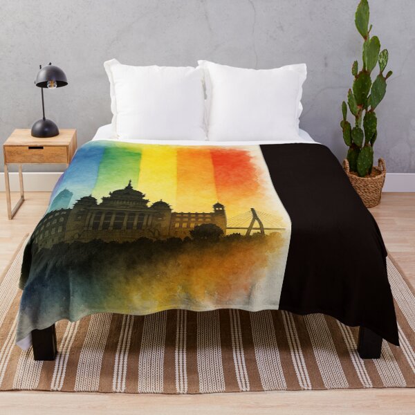 Item preview, Bengaluru Vidhana Soudha Skyline Rainbow India designed and sold by Places On Earth.