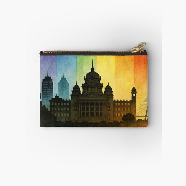 Item preview, Bengaluru Vidhana Soudha Skyline Rainbow India designed and sold by Places On Earth.