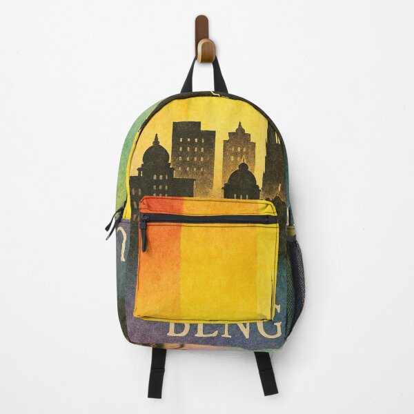 Item preview, Bengaluru Rainbow Skyline Gothic Cathedral Silhouette designed and sold by Places On Earth.