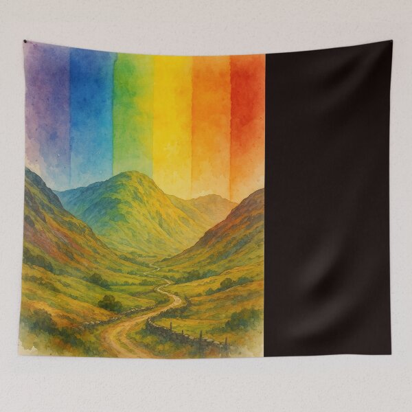 Item preview, Wrynose Pass Rainbow Hills Cumbria England designed and sold by Places On Earth.
