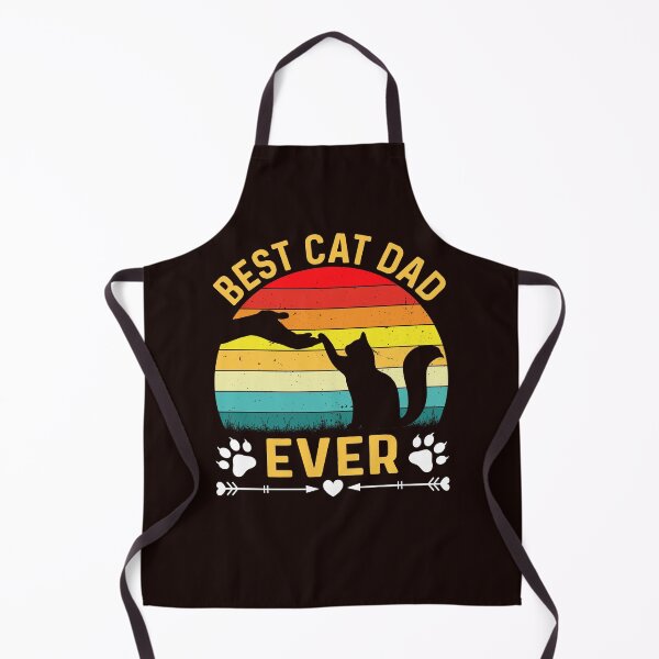 Item preview, Best Cat Dad Ever Cat Lover Art designed and sold by Witty Shirts.