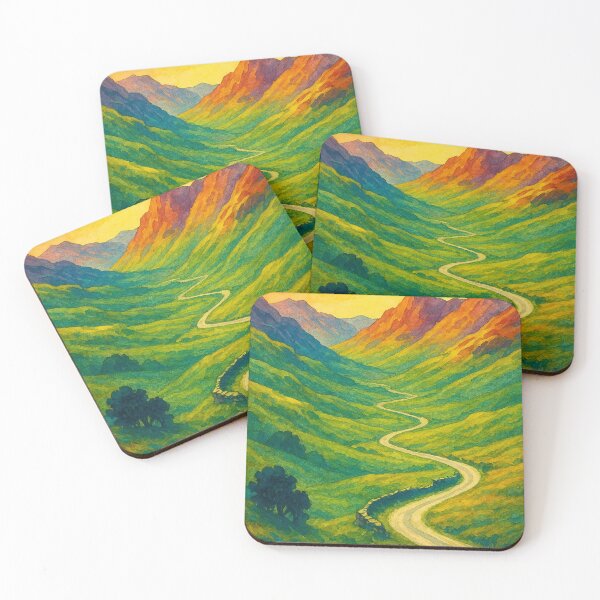 Item preview, Wrynose Pass Lake District Sunrise Gradient designed and sold by Places On Earth.