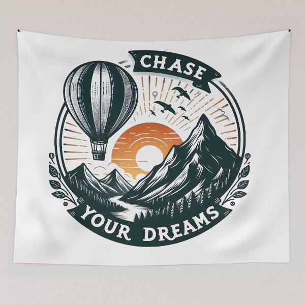 Item preview, chase your dreams, dreams, success designed and sold by TrueArtVibes.