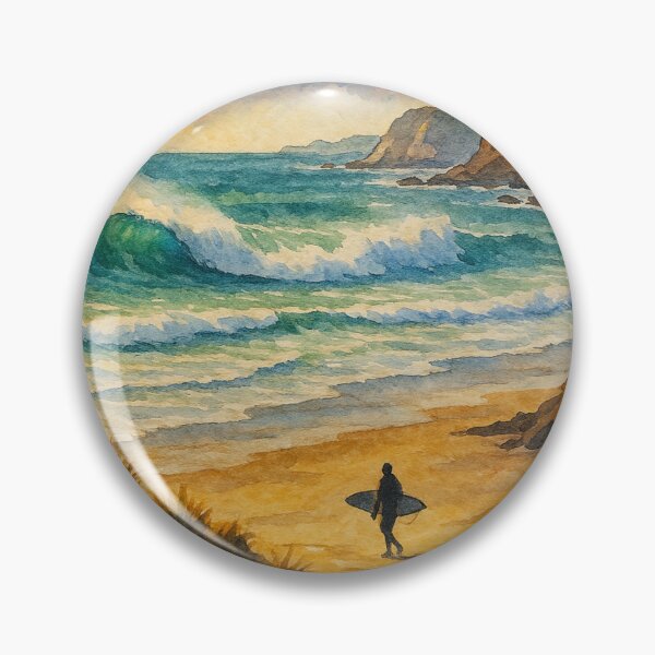 Item preview, Raglan Surf Rainbow Beach North Island New Zealand designed and sold by Places On Earth.