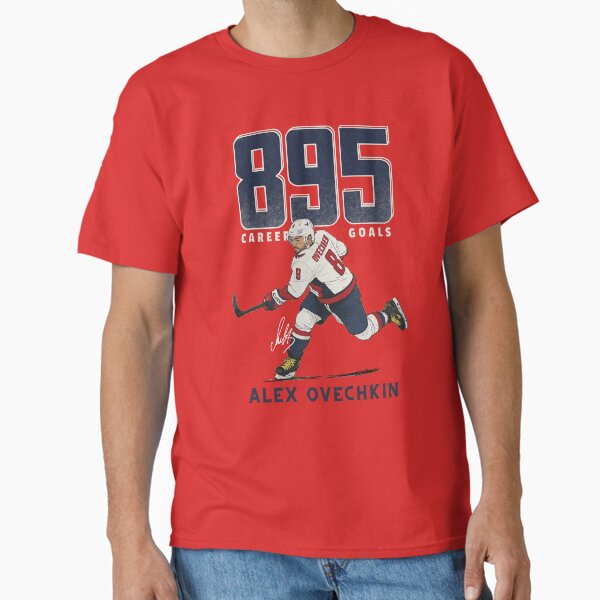Item preview, Alex Ovechkin #8 895 Goals History Hockey Cartoon- KHAO802 designed and sold by PTCartoonArt.