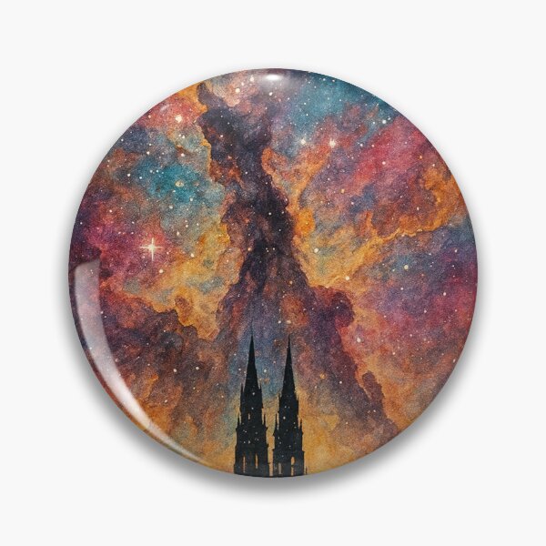 Item preview, Uppsala Cathedral Carina Nebula Fantasy Night designed and sold by Places On Earth.