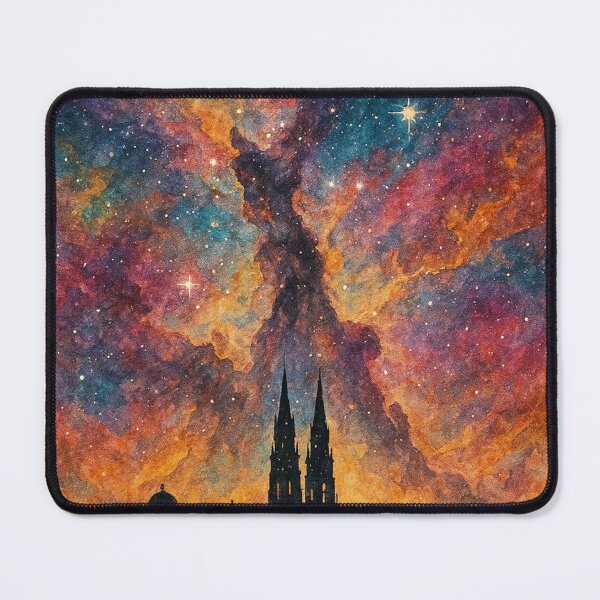 Item preview, Uppsala Cathedral Carina Nebula Fantasy Night designed and sold by Places On Earth.