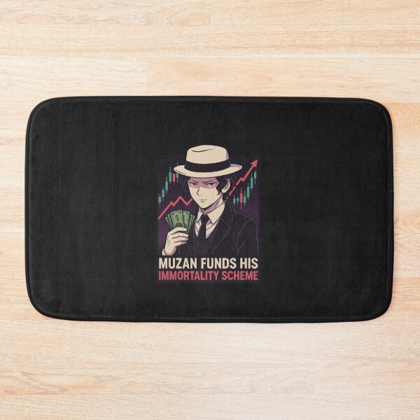 Item preview, Muzan Funds His Immortality Scheme – Villain x Finance Parody Design designed and sold by ColorSplash123.