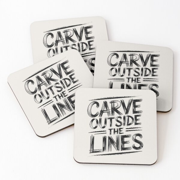 Item preview, Carve Outside the Lines designed and sold by Jollys-ArtShop.