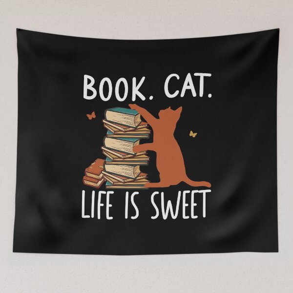 Artikelvorschau, Buch, Katzenleben ist süße Kunst entworfen und verkauft von Witty Shirts.