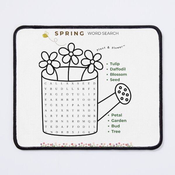 Item preview, Spring word search designed and sold by PattysNco.