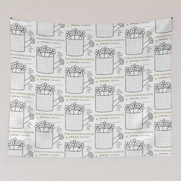 Item preview, Spring word search designed and sold by PattysNco.