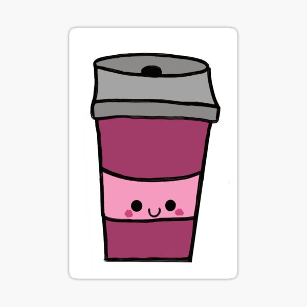 Item preview, pink coffee cup designed and sold by catebakes.