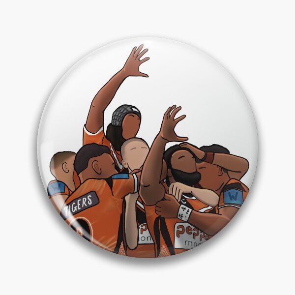 Item preview, WESTS TIGERS NRL CLAW TEAM CELEBRATION designed and sold by WoodenSpoonerss.