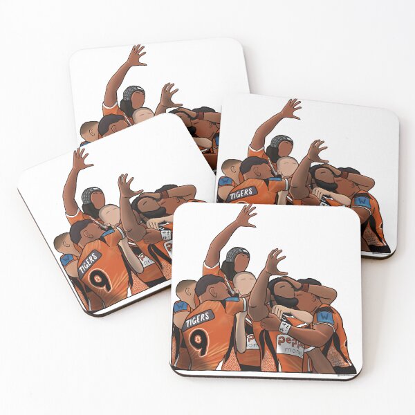 Item preview, WESTS TIGERS NRL CLAW TEAM CELEBRATION designed and sold by WoodenSpoonerss.