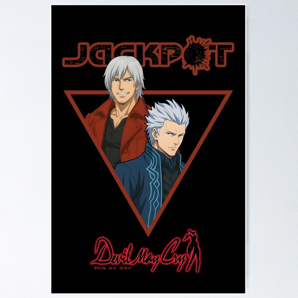 Vista previa del artículo con la obra «Devil May Cry / Bros / Jackpot», diseñado y vendido por DarrenAshenOne.