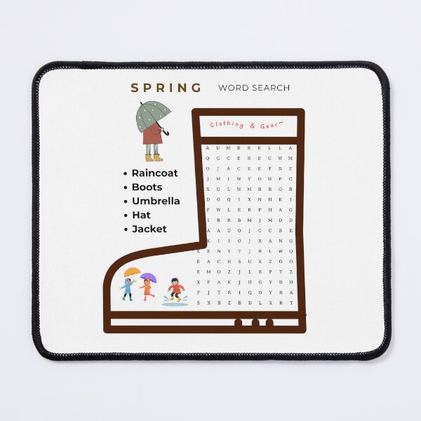 Item preview, Spring Word search designed and sold by PattysNco.