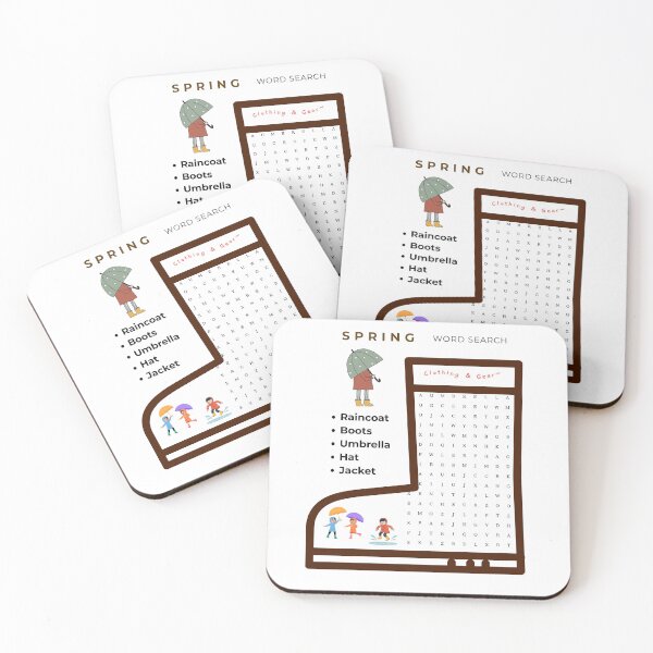 Item preview, Spring Word search designed and sold by PattysNco.