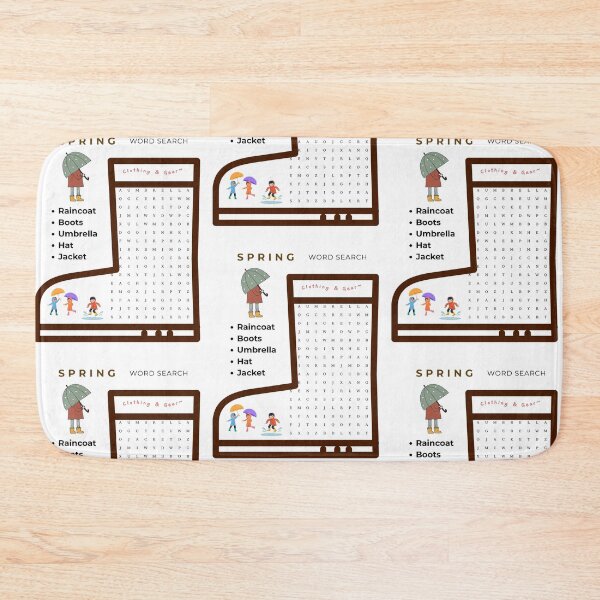 Item preview, Spring Word search designed and sold by PattysNco.