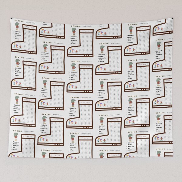 Item preview, Spring Word search designed and sold by PattysNco.