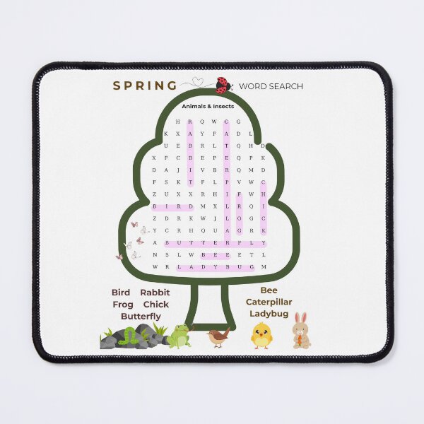 Item preview, Spring word search designed and sold by PattysNco.