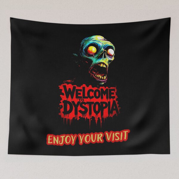 Item preview, Make a Statement: Welcome to Dystopia Tee designed and sold by In-material creative designs.