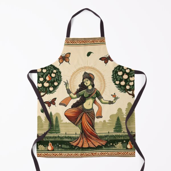 Item preview, Lakshmi Goddess Dancing in nature designed and sold by ZOXOFO.