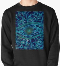 Mankind - Abstract Painting (green blue design) Pullover
