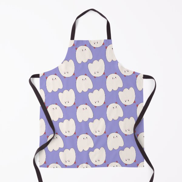 Item preview, kawaii devil halloween ghost seamless pattern designed and sold by YQvibe Studio.