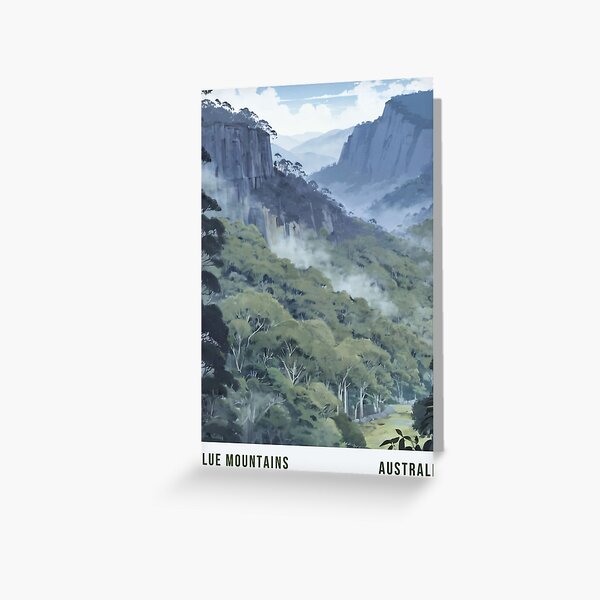 Item preview, Blue Mountains Australia designed and sold by RetroTraveler.