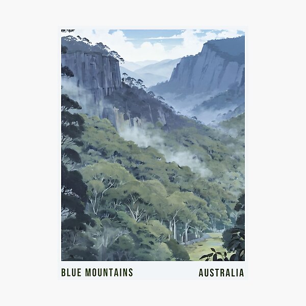 Item preview, Blue Mountains Australia designed and sold by RetroTraveler.