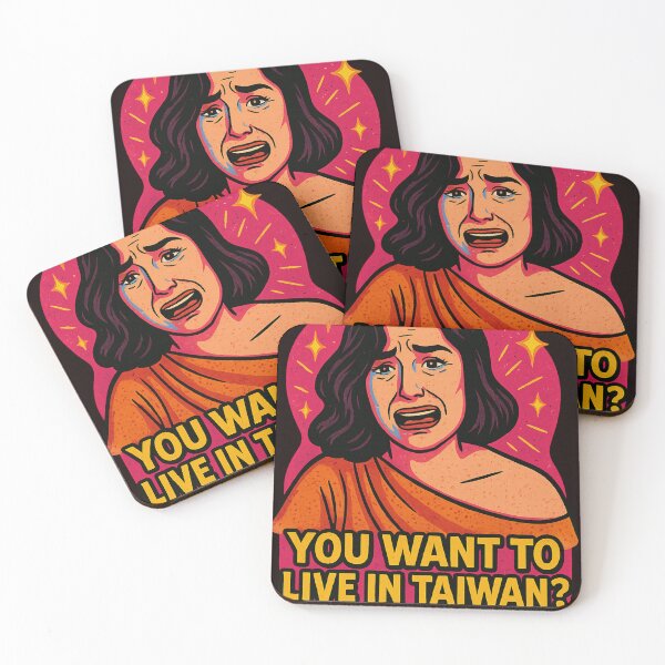 Item preview, You Want to Live in Taiwan – Victoria Ratliff White Lotus Quote designed and sold by Places On Earth.