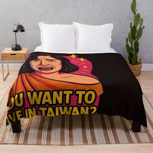Item preview, You Want to Live in Taiwan – Victoria Ratliff White Lotus Quote designed and sold by Places On Earth.